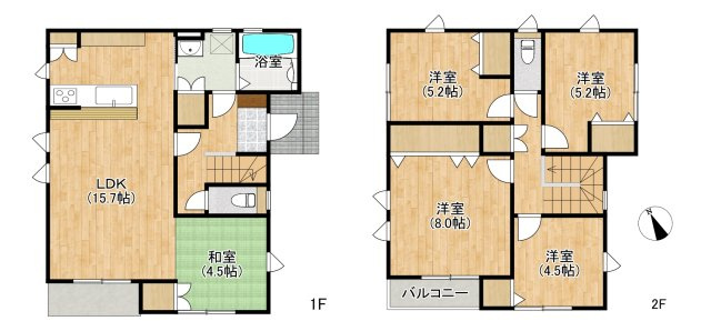 富谷市富谷堂ノ前の間取り