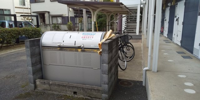 レオパレスエーデルハイムのその他|敷地内にごみ集積場があります！