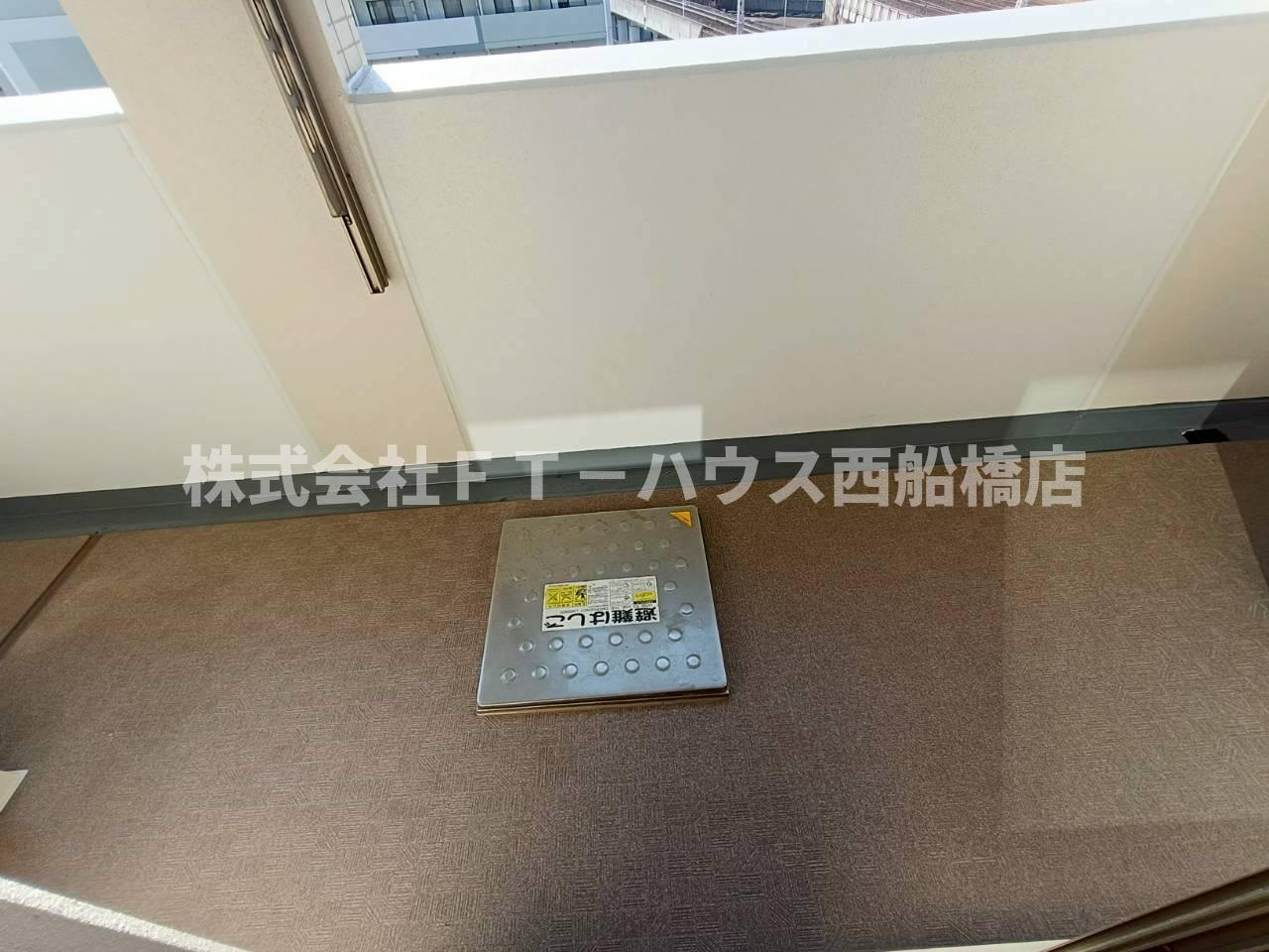 パークアクシス西船橋本郷町のバルコニー