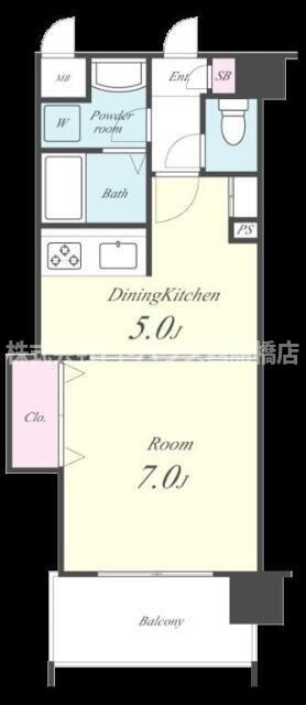 プレジールの間取り