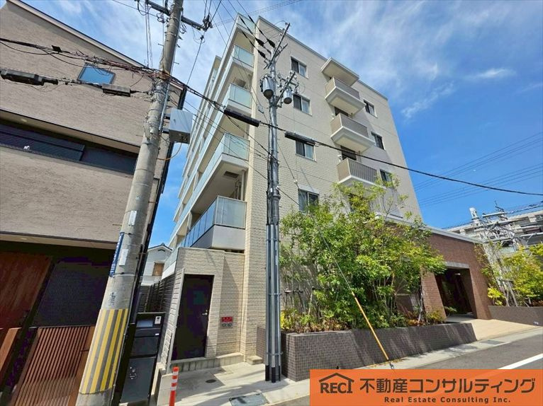 エヌヴィ六甲篠原の外観|南西角部屋