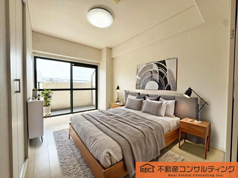 ライオンズマンション住吉川公園の寝室