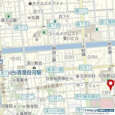 【地図】 | ルーブル清澄白河参番館 |  