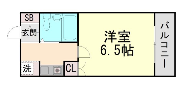 ウエックスマンションの間取り