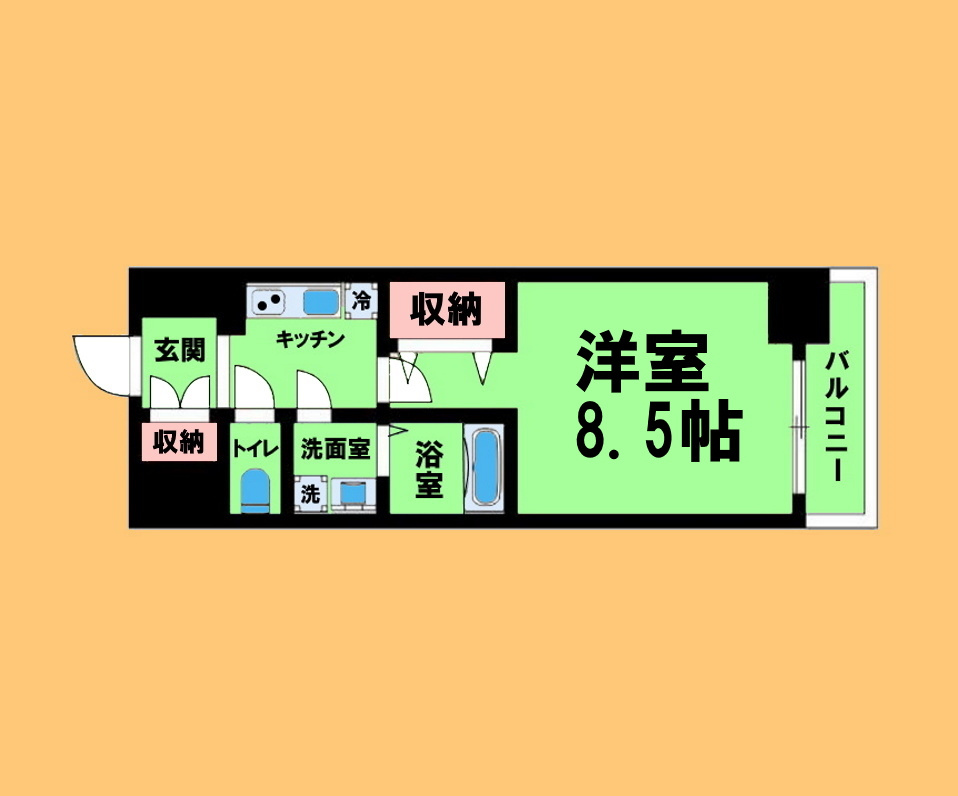 エスリード名城公園の間取り