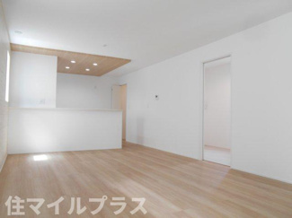 【居間・リビング】 | 郡山市咲田1丁目新築一戸建て1棟 | 使いやすいリビングです