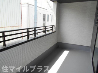 【バルコニー】 | 郡山市咲田1丁目新築一戸建て1棟 | 落ち着いた時間を過ごせるバルコニーです