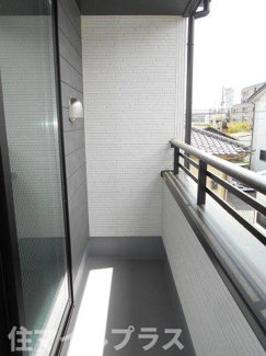 【バルコニー】 | 郡山市咲田1丁目新築一戸建て1棟 | 広々としたバルコニーです