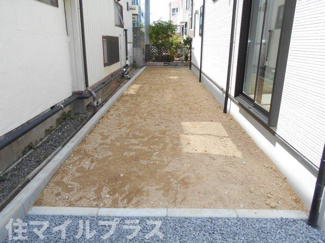 【庭】 | 郡山市咲田1丁目新築一戸建て1棟 | お庭で自由な時間を過ごせます