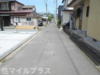 【前面道路含む現地写真】 | 郡山市咲田1丁目新築一戸建て1棟 | 前面道路含む現地写真です