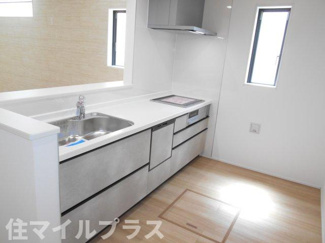 【キッチン】 | 郡山市咲田1丁目新築一戸建て1棟 | キッチンです