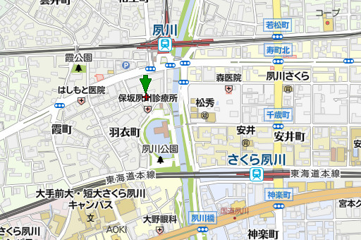 夙川グリーンタウン南棟の地図