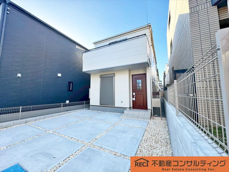 西宮市南甲子園2丁目　新築戸建　3号棟の外観|南甲子園小学校徒歩5分で通学も安心！