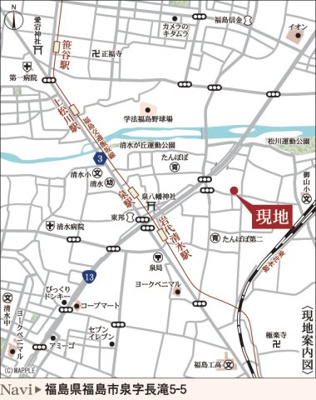 【地図】 | Livele Garden.S　泉長滝　３号棟 | ★内覧予約でブランド米2kg★