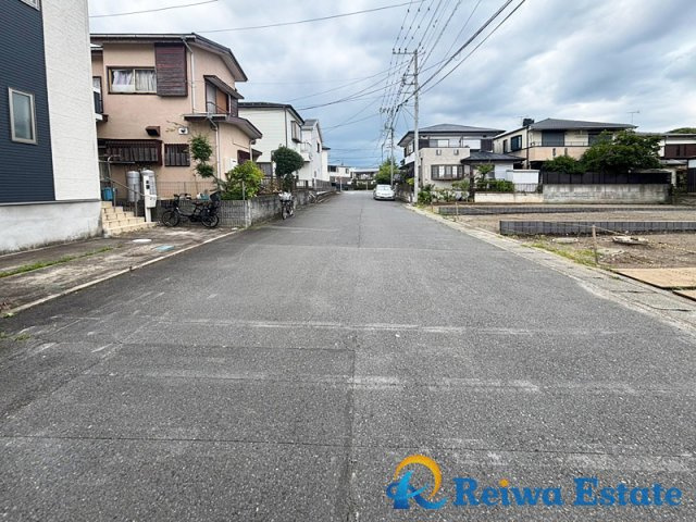 新築戸建　茅ヶ崎市甘沼4期　全4区画の前面道路含む現地写真