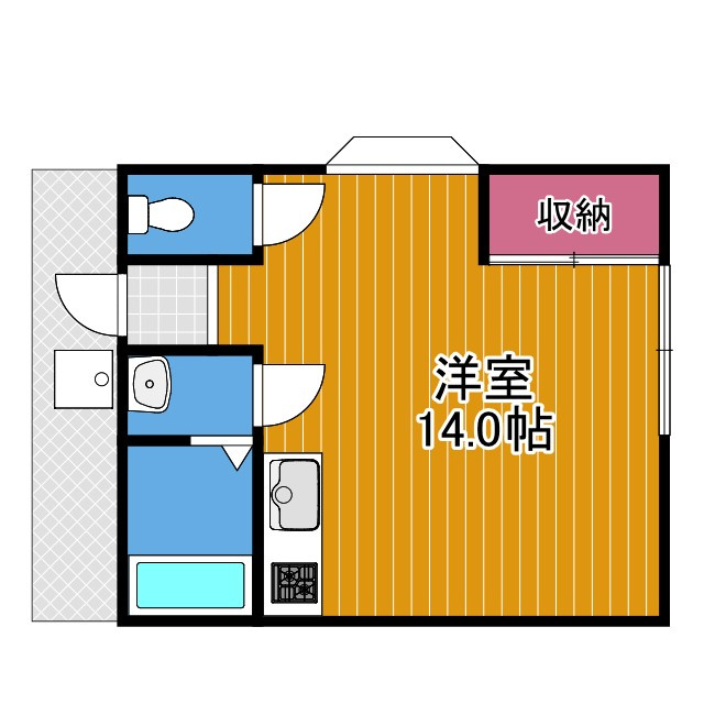 グリーンハイツ田中の間取り