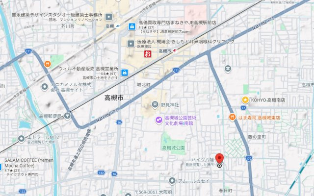 HAITUYAHATA（ハイツ八幡）の地図