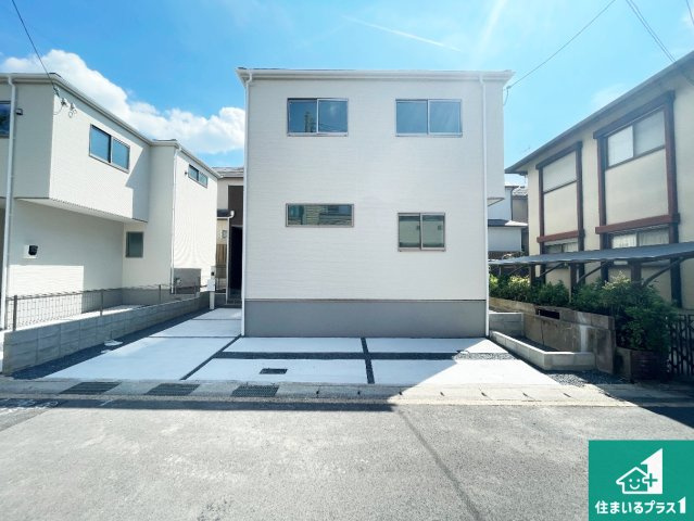 ★宇治市大久保町大竹　第1期　新築一戸建ての外観|安心の10年保証！外観を美しく保ち、雨水で汚れを落とします！気になることがありましたら、お気軽にお問い合わせください！