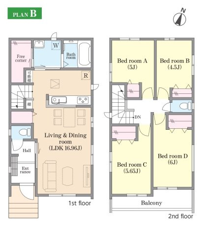 市川市北方町4丁目新築戸建【若宮小学校:10分】