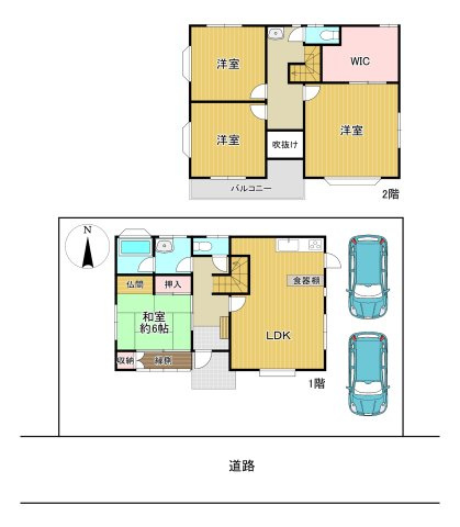 -三丁目不動産-　深谷市緑ケ丘　平成6年築の間取り