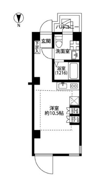 プレール・ドゥーク門前仲町の間取り