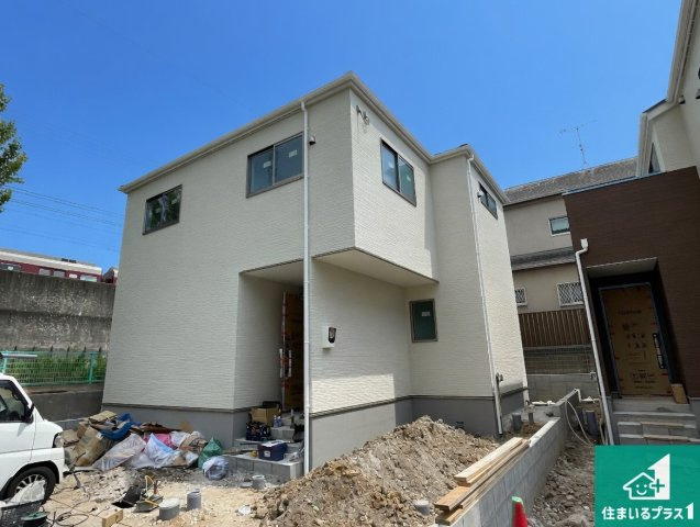 ★宇治市大久保町大竹　第1期　新築一戸建ての外観|現在の進捗状況です！順調に作業進行中、完成が待ち遠しいです！詳細の間取り等、お気軽にお問い合わせください！