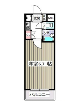 【間取り】 | ＣＢレジデンス行徳（Ｆ－０３８） | 間取りです。
