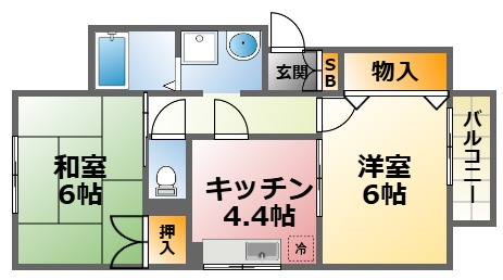 アゼリアハイツの間取り