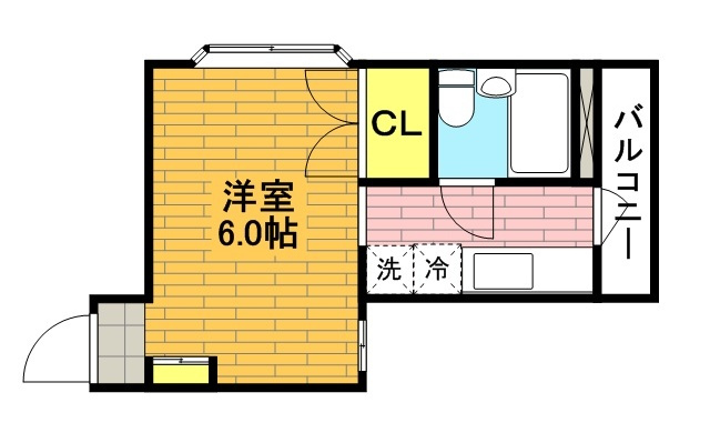 コーポヒラタの間取り