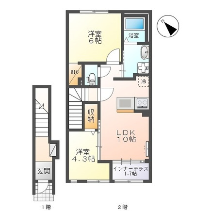 ベルフィオーレ 五番館の間取り|間取図