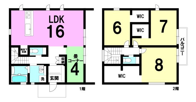 中瀬6区画 1号地の間取り|3SLDKになります。