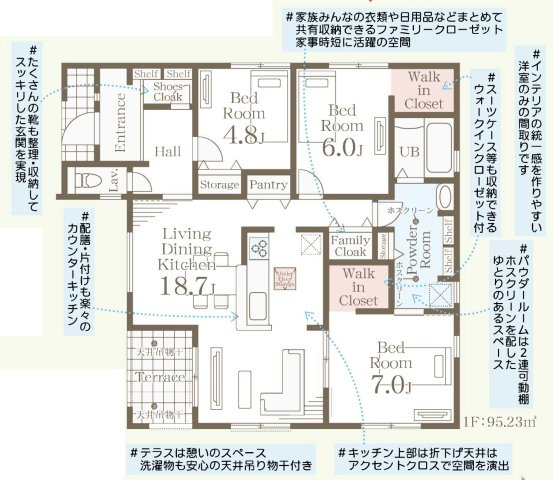 【間取り】 | 加須騎西　Livele Garden.S　新築戸建　全1棟　1号棟
