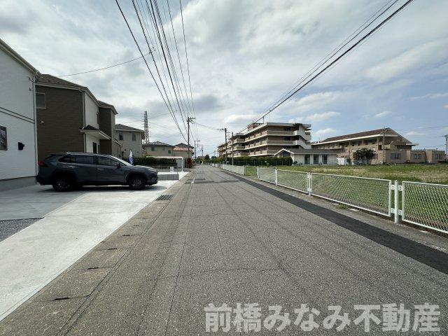 【新築】高崎市倉賀野町　１号棟(全２棟)　ハートフルタウン　新築建売分譲の前面道路含む現地写真|前面道路含む現地写真です
