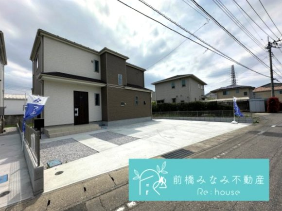 【新築】高崎市倉賀野町　１号棟(全２棟)　ハートフルタウン　新築建売分譲の外観|外観もきれいです