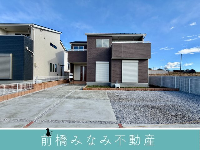 【新築】前橋市富士見町時沢第4　３号棟(全４棟)　クリエートの家　新築建売分譲の外観|外観は落ち着いています