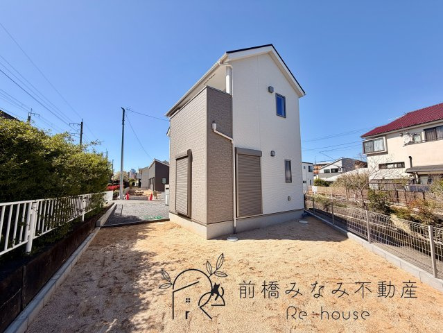 【新築】前橋市三河町２丁目24-1期　３号棟(全３棟)　リナージュ　新築建売分譲の外観|外観もきれいです