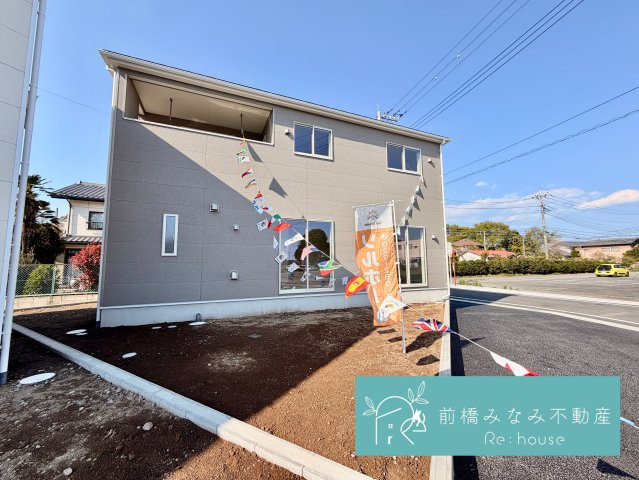 【新築】前橋市北代田町第10-1期　９号棟(全３棟)　クレイドルガーデン　新築建売分譲の外観|おしゃれな外観です