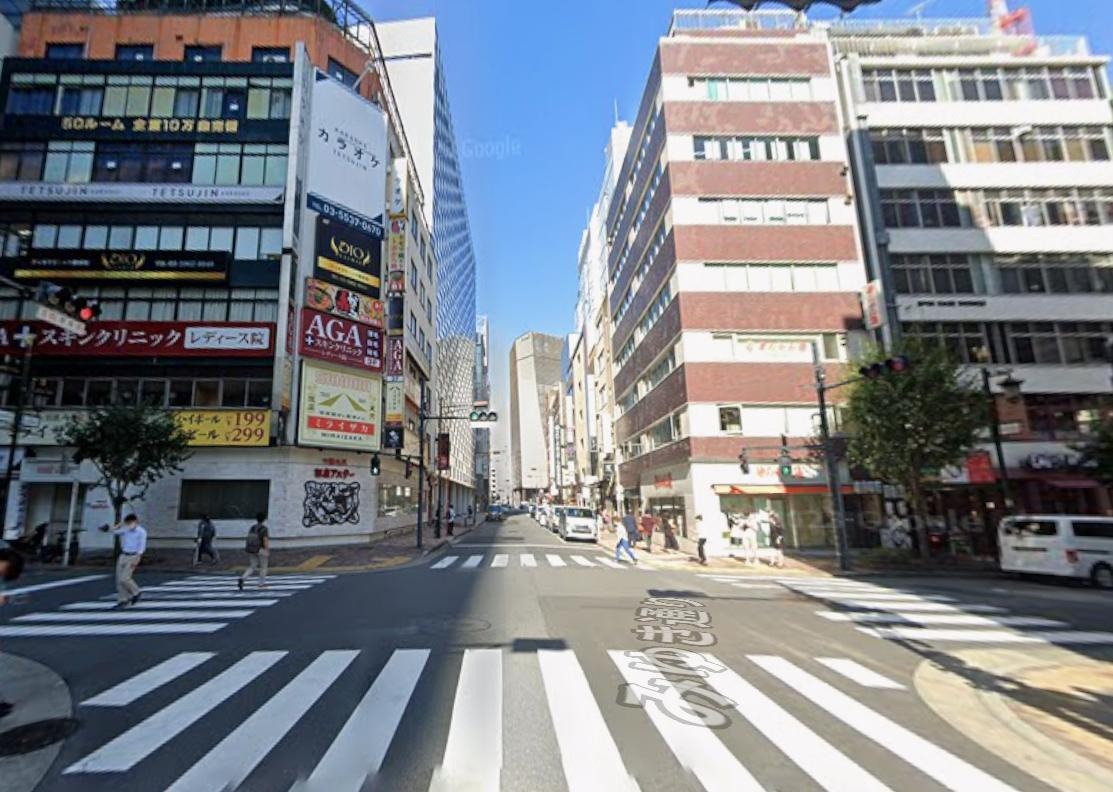 銀座ＹＫビルの周辺