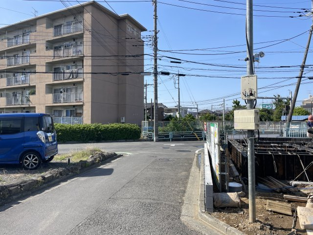【前面道路含む現地写真】 | 熊谷市石原　　新築戸建　全1棟　1号棟