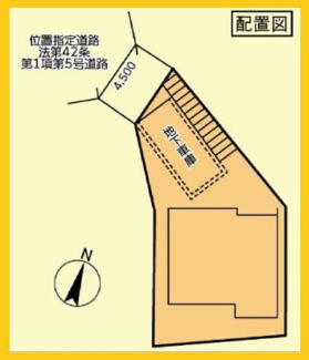 【区画図】 | 戸塚町　新築分譲住宅　全1棟　 | 配置図