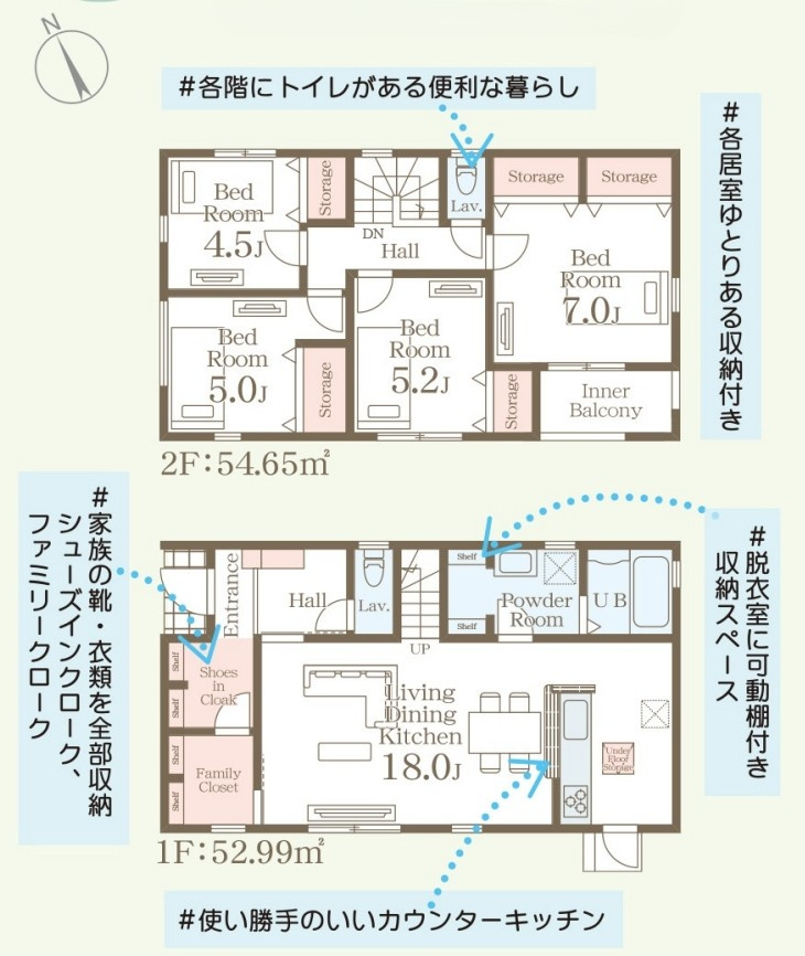 筑後市尾島第二の間取り