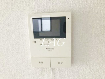 【セキュリティ】 | 月岡ビル | モニター付きインターホンです。