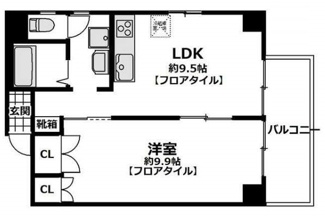 【間取り】 | 月岡ビル | 間取りです。