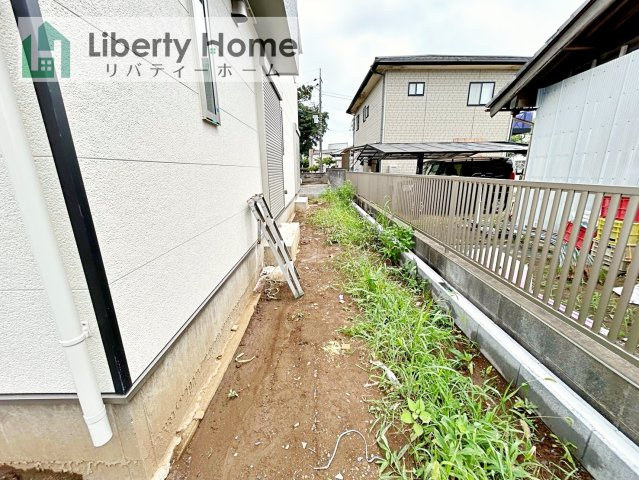 土浦市真鍋5丁目　新築戸建　A号棟の庭
