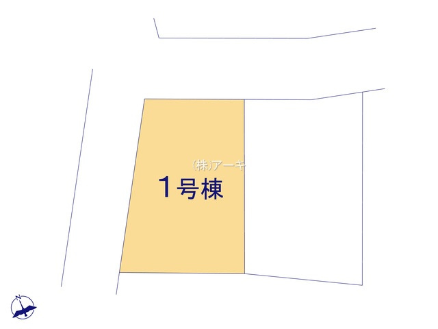 大府市吉川町4丁目93『仲介手数料無料』新築一戸建て・建売の区画図