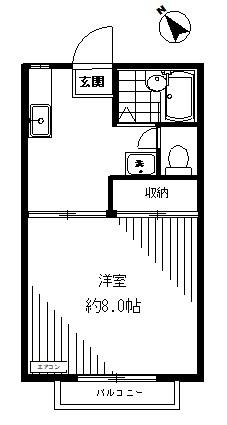 パークサイド六高台の間取り