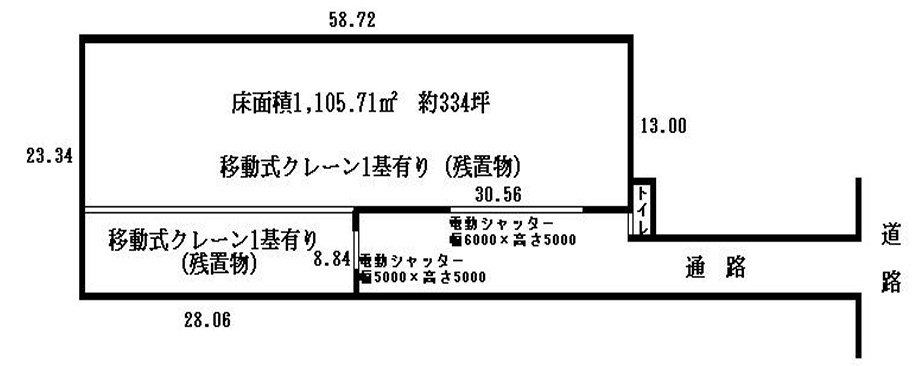久世殿城町工場の間取り
