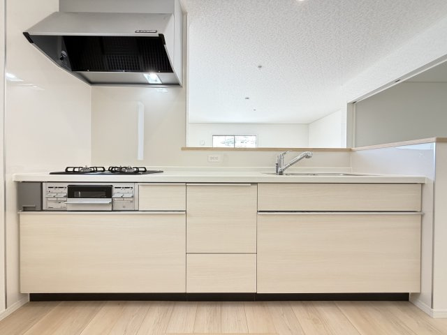 宜野湾市上原　第1（全4棟）ラスト6号棟のキッチン|6号棟　使いやすいシステムキッチン♪