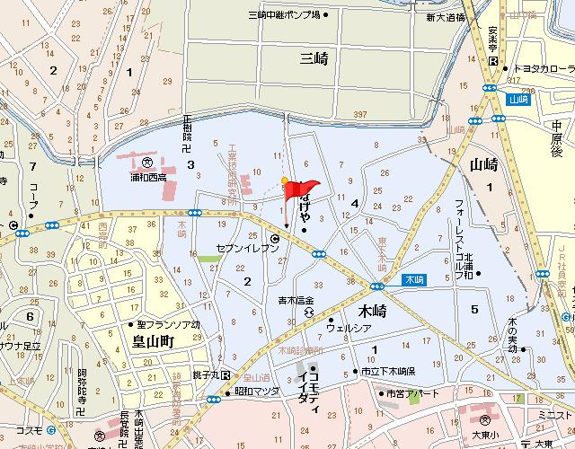 パピヨンリヴールの地図