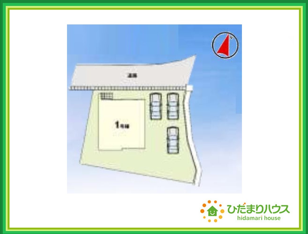 郡山市富久山町11期　新築戸建　１号棟の区画図|小学校が近く、お子様の通学も安心♪
